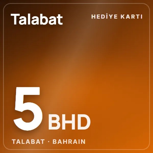 Talabat Bahrain 5 BHD görseli