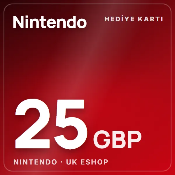 Nintendo UK eShop 25 GBP görseli