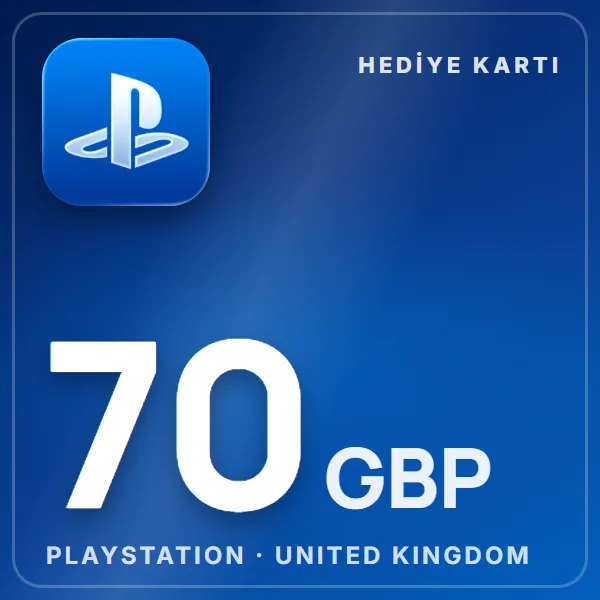 PSN Card United Kingdom 70 GBP görseli