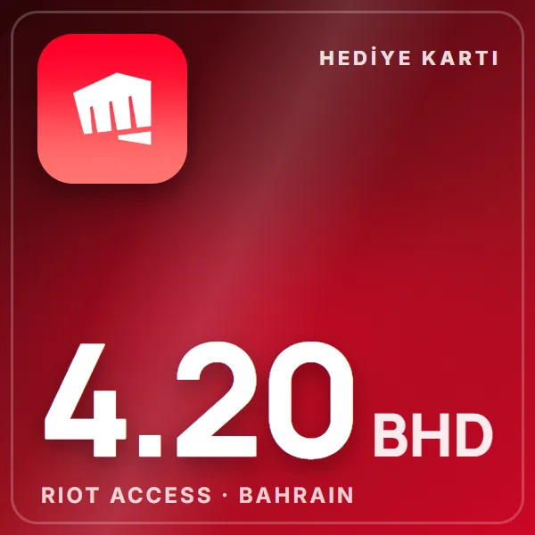 Riot Access Bahrain 4.20 BHD görseli
