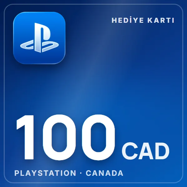 PSN Card Canada 100 CAD görseli