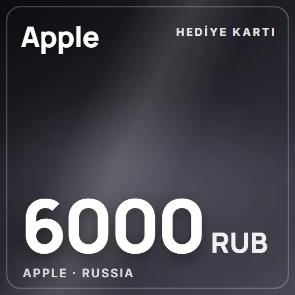 Apple Russia 6000 RUB görseli