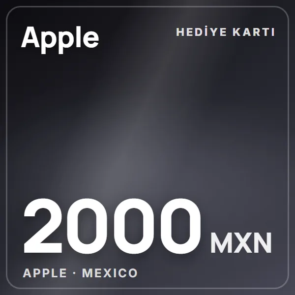 Apple Mexico 2000 MXN görseli
