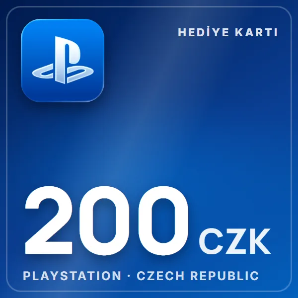 PSN Card Czech Republic 200 CZK görseli
