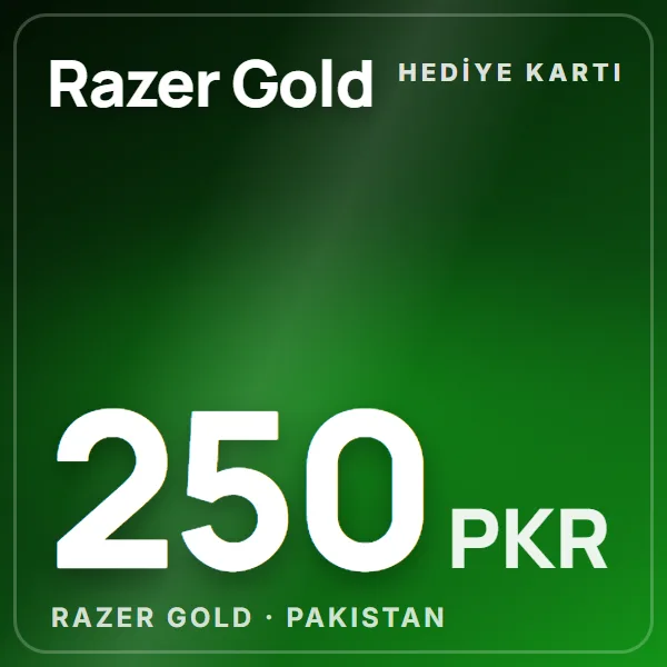Razer Gold Pakistan 250 PKR görseli