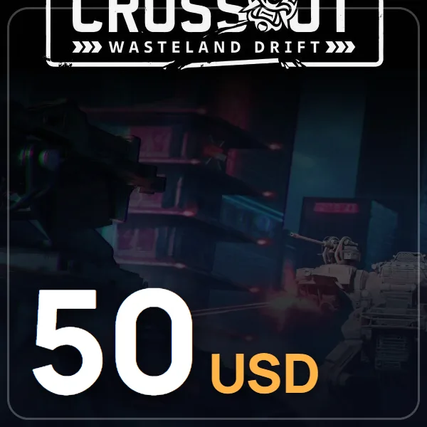 Crossout 50 USD Teckcard görseli