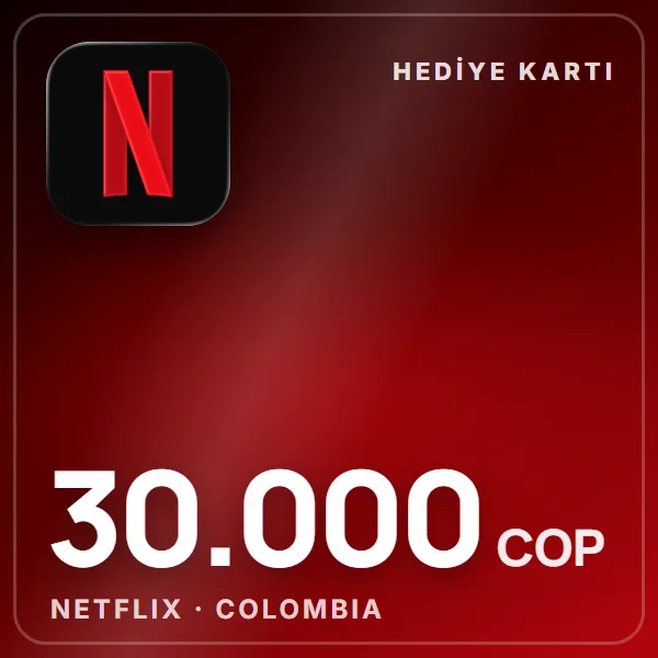 Netflix Colombia 30.000 COP görseli