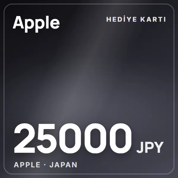 Apple Japan 25000 JPY görseli