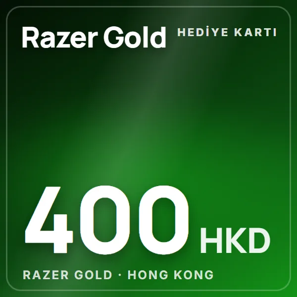Razer Gold Hong Kong 400 HKD görseli