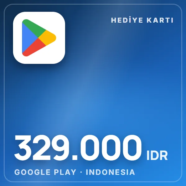 Google Play Indonesia 329.000 IDR görseli