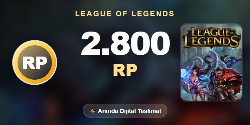 League of Legends 2.800 RP görseli