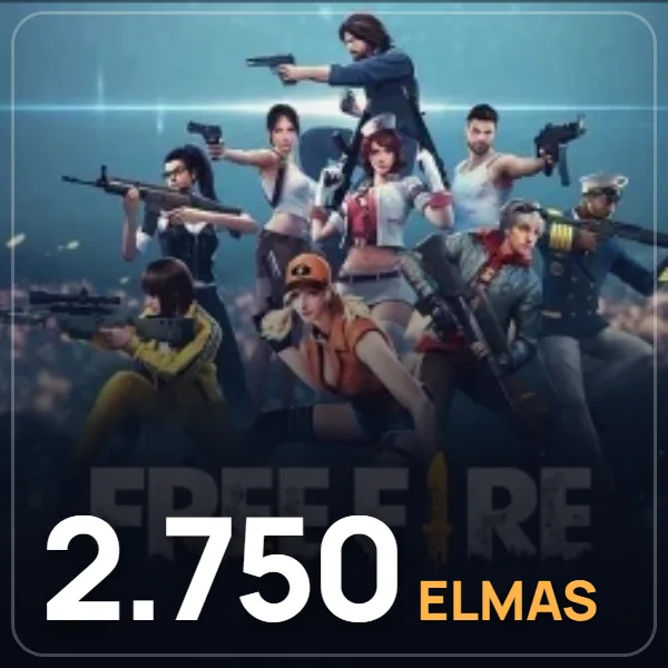 Free Fire Avrupa 2.750 Elmas görseli