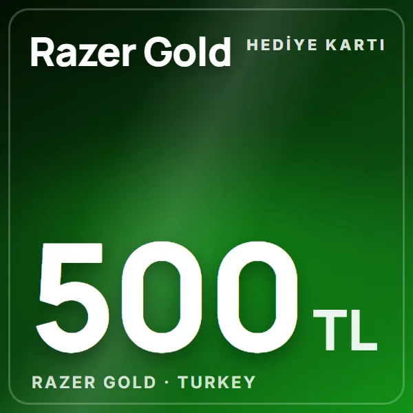 Razer Gold Turkey 500 TL görseli