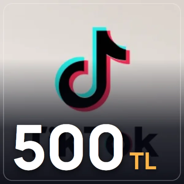 Tiktok 500 TL Hediye Kartı (IOS) görseli