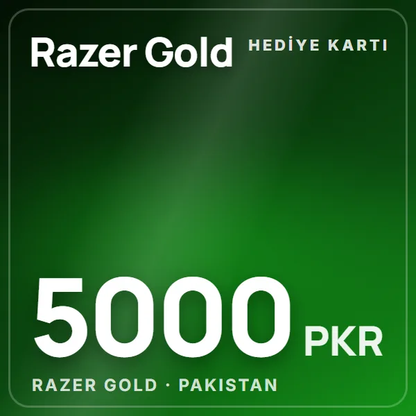 Razer Gold Pakistan 5000 PKR görseli