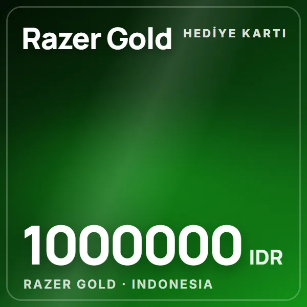 Razer Gold Indonesia 1000000 IDR görseli