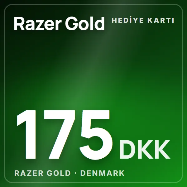 Razer Gold Denmark 175 DKK görseli