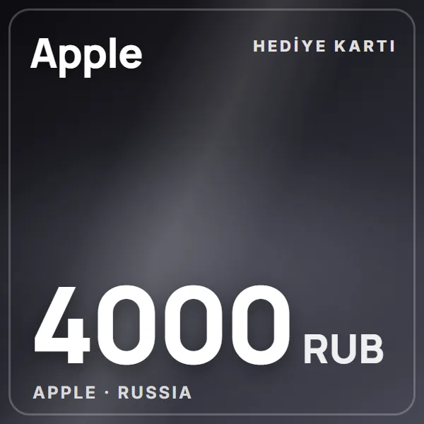 Apple Russia 4000 RUB görseli