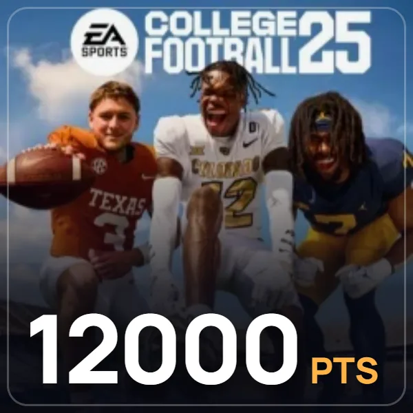 College Football 25 12000 Points görseli
