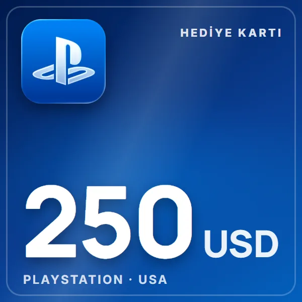 PSN Card USA 250 USD görseli