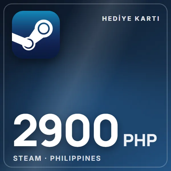 Steam Philippines 2900 PHP görseli