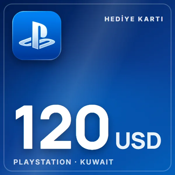 PSN Card Kuwait 120 USD görseli