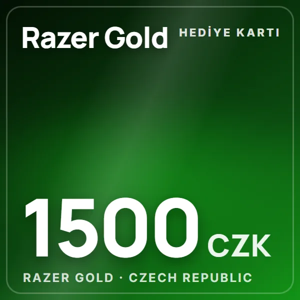 Razer Gold Czech Republic 1500 CZK görseli