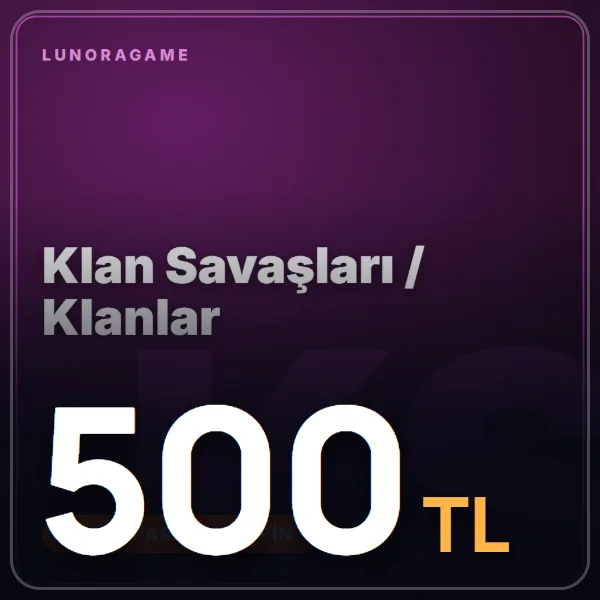 Klan Savaşları 500TL (IOS) görseli