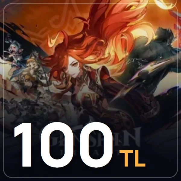 Genshin Impact 100 TL Google Play Hediye Kartı görseli