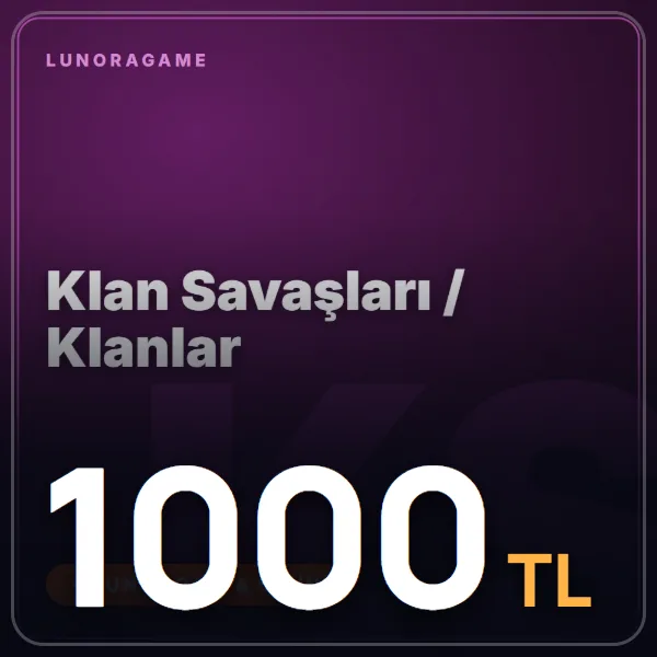 Klan Savaşları 1000 TL (IOS) görseli