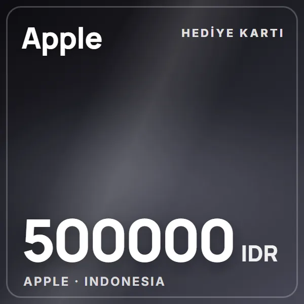 Apple Indonesia 500000 IDR görseli
