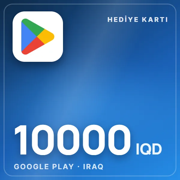 Google Play Iraq 10000 IQD görseli