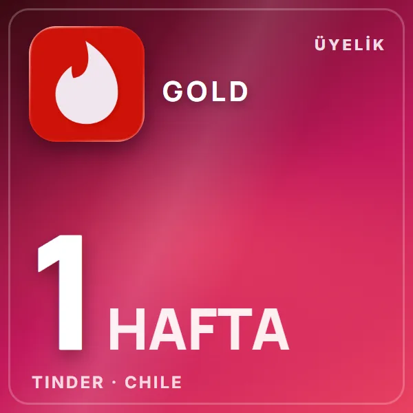 Tinder Chile Gold 1 Week görseli