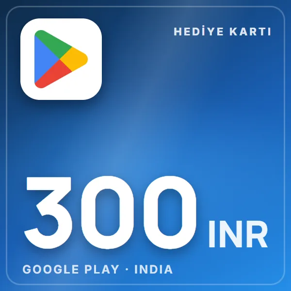 Google Play India 300 INR görseli