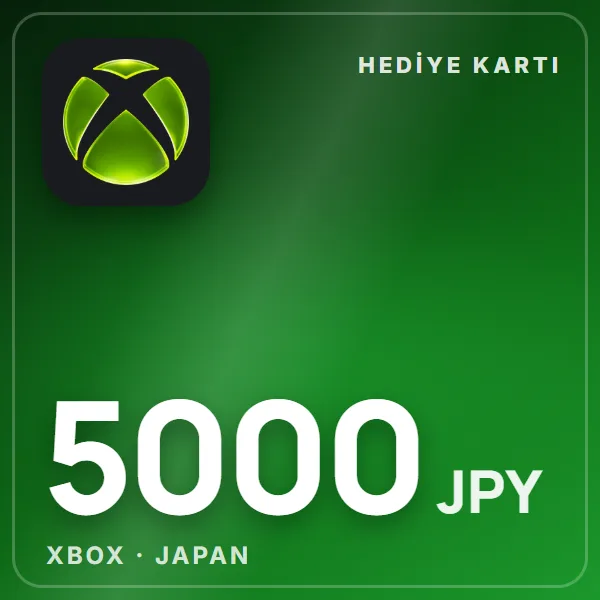 Xbox Japan 5000 JPY görseli