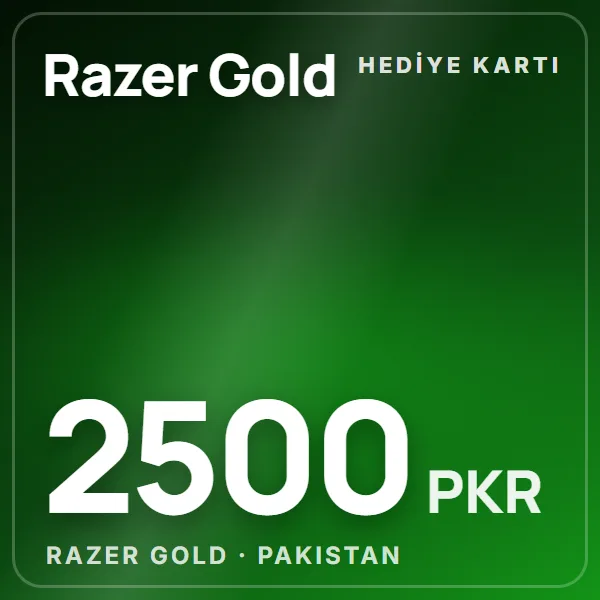Razer Gold Pakistan 2500 PKR görseli