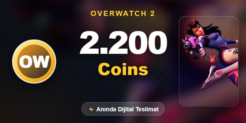 Overwatch 2 2.200 Coins görseli
