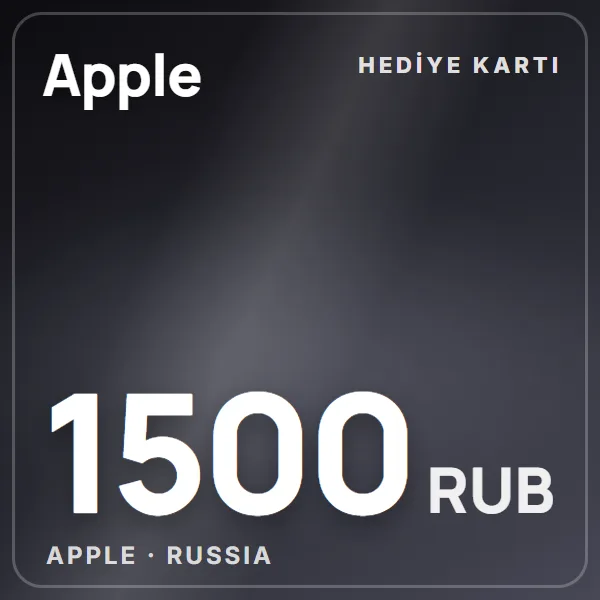 Apple Russia 1500 RUB görseli