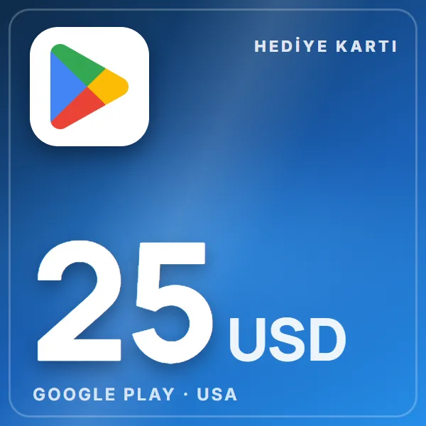 Google Play USA 25 USD görseli