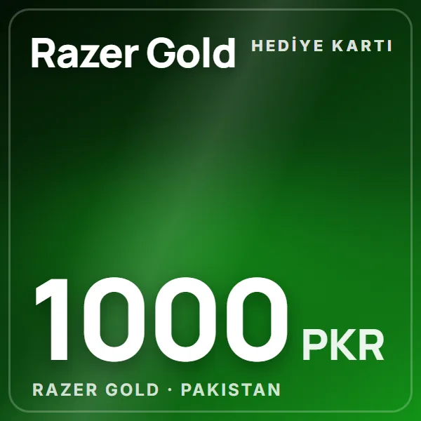Razer Gold Pakistan 1000 PKR görseli
