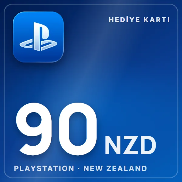 PSN Card New Zealand 90 NZD görseli