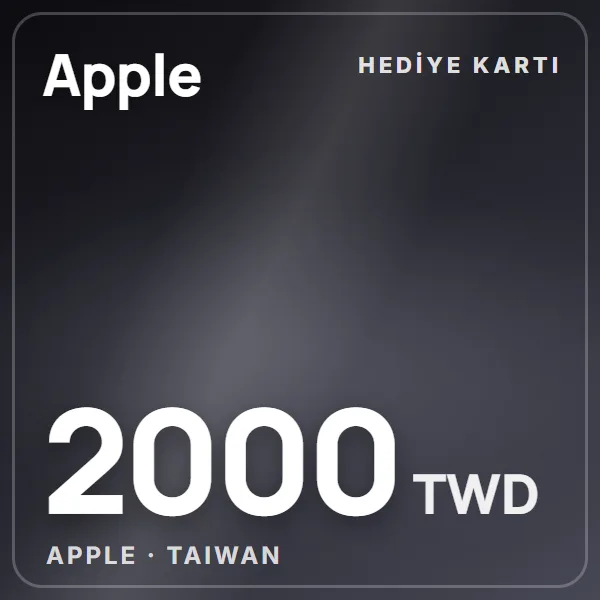 Apple Taiwan 2000 TWD görseli