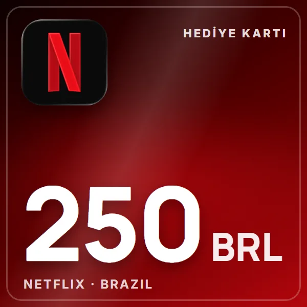 Netflix Brazil 250 BRL görseli