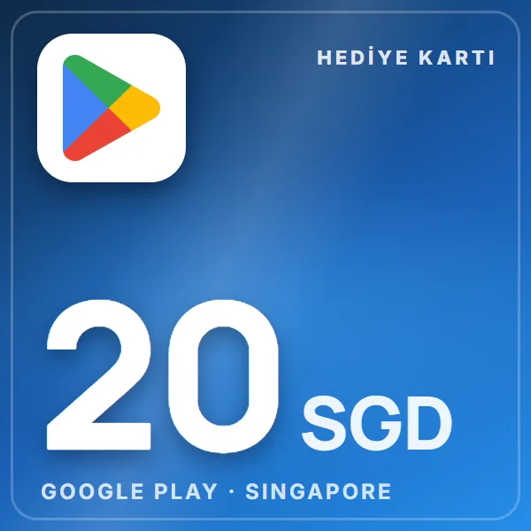 Google Play Singapore 20 SGD görseli