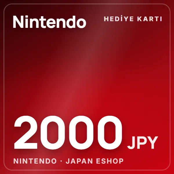 Nintendo Japan eShop 2000 JPY görseli