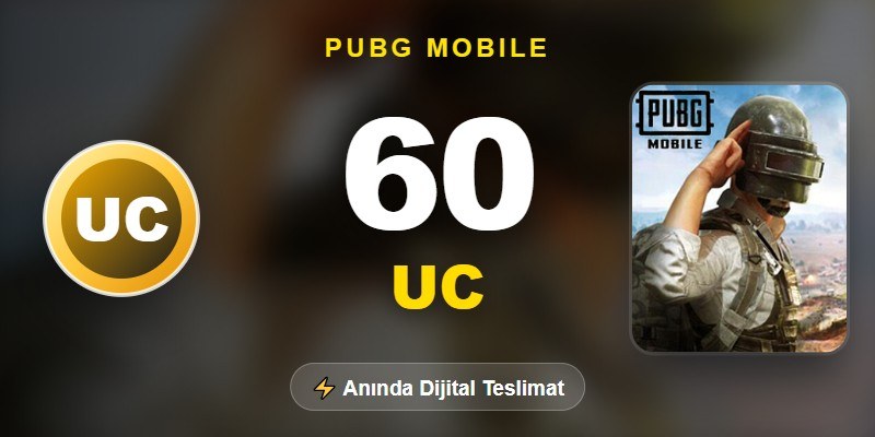 PUBG Mobile 60 UC görseli