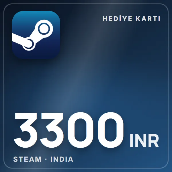 Steam India 3300 INR görseli