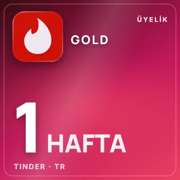 Tinder TR Gold 1 Week görseli