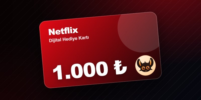 Netflix Hediye Kartı 1000 TL görseli