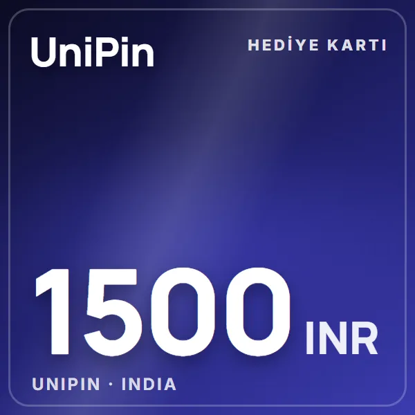 Unipin India 1500 INR görseli